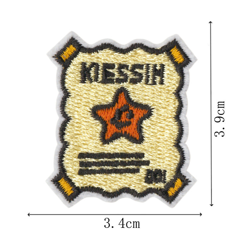 Wholesale 9 Piece Embroidered Car Traffic Light Patch Set Iron On Sew On Applique For Clothing Towels Bags DIY Craft Supply