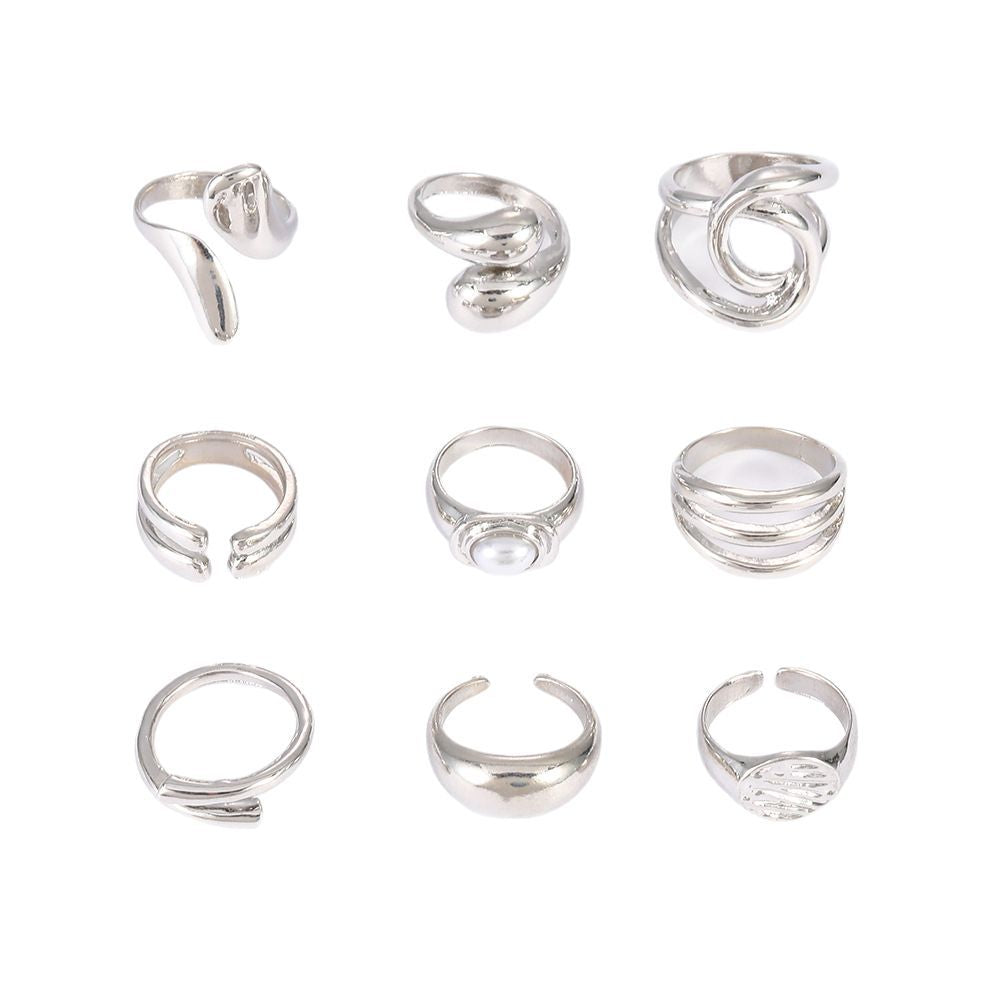 Wholesale Alloy open ring women's French retro ring
