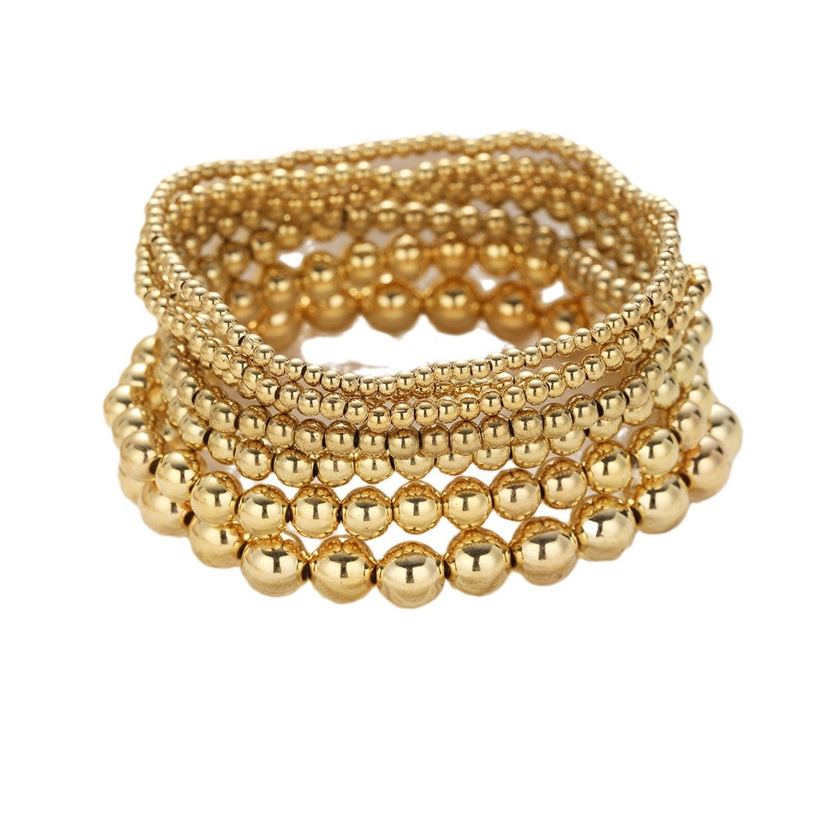 Wholesale Niche creative design temperament beaded bracelet set sweet and cool stacking jewelry