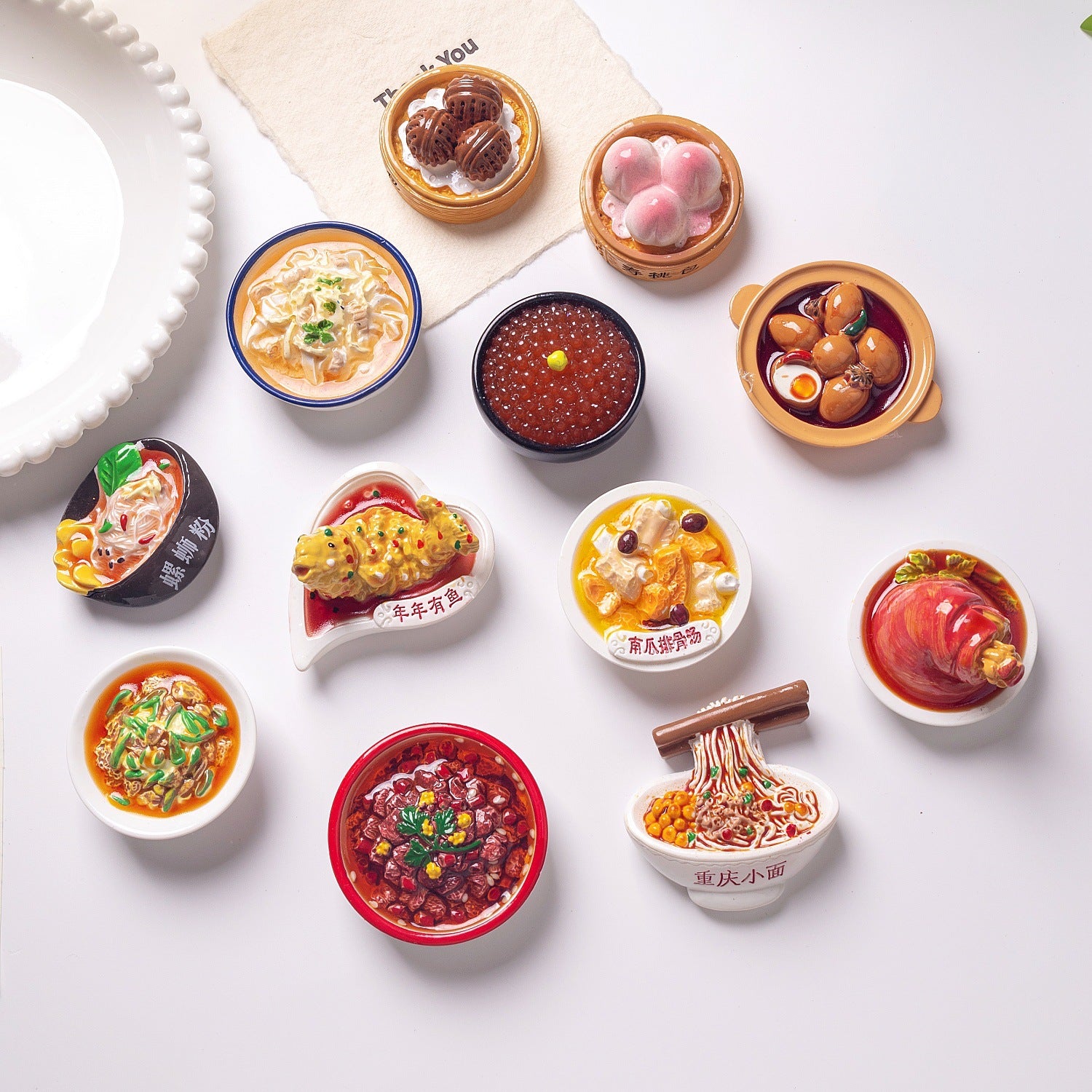 Wholesale Chinese Food Regional Cuisine Fridge Magnet