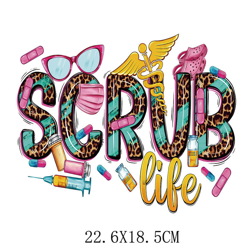 Wholesale Doctor and nurse heat transfer printing   UV DTF Ready to Press Transfers Wraps