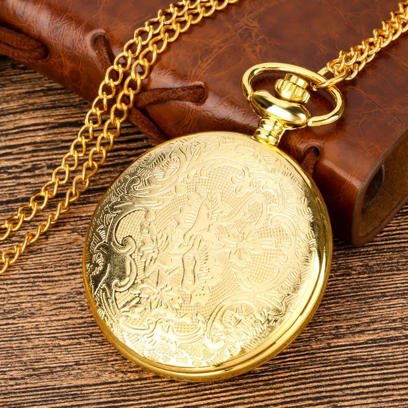 Wholesale Dragonfly Retro Roman Digital Pocket Watch