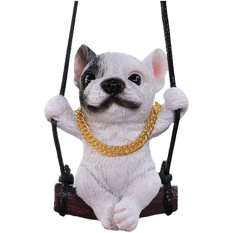 Wholesale Resin Puppy Car Pendant