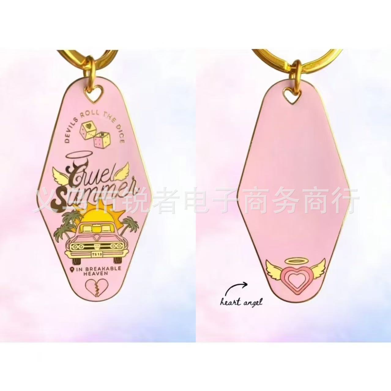 Wholesale 12 Types of Motel Metal Keychains