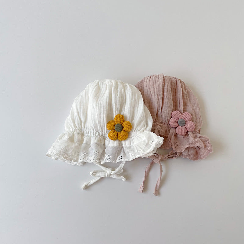 Wholesale Thin Cotton Brim Baby Hat