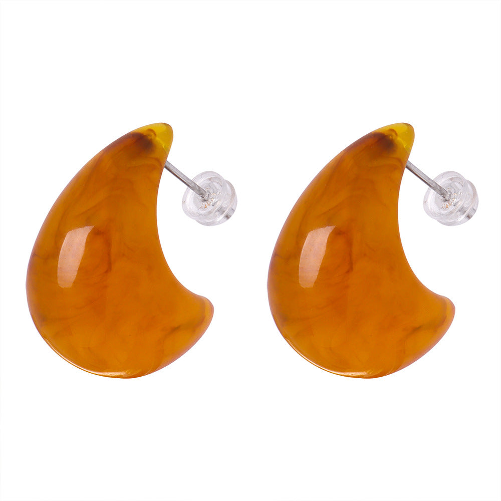 Wholesale Vintage Tear Drop Shaped Resin Earrings