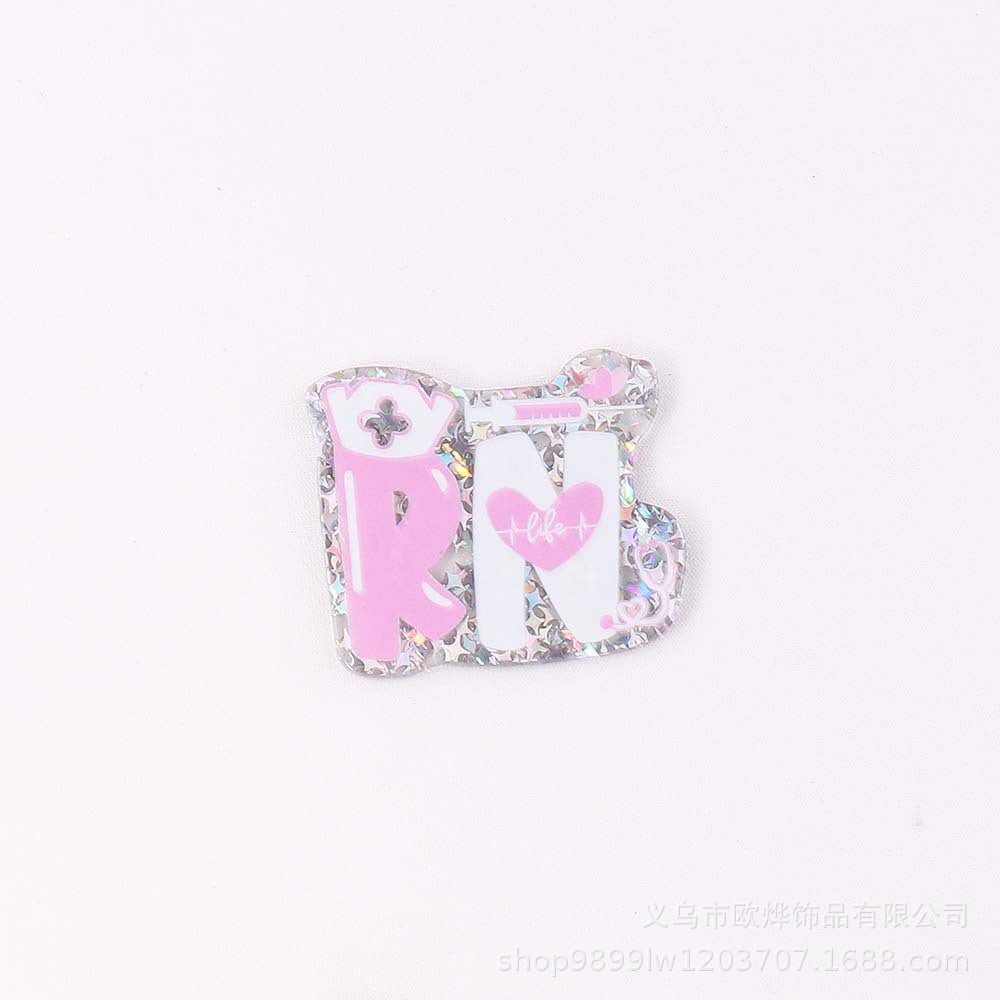 Wholesale  10pcs/pack cartoon organ medical letter bag jewelry acrylic pin