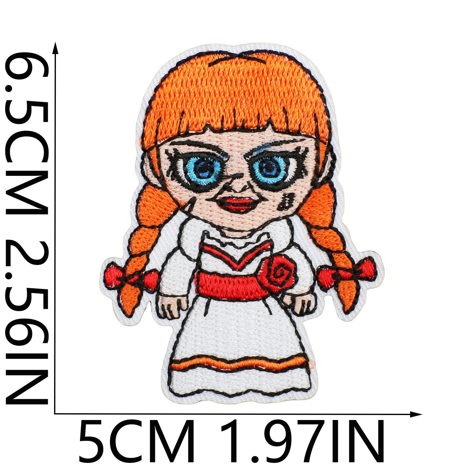 Wholesale  y Doll Ghost Bride Embroidered Patch Polyester Clothing Accessory For Costume OLY Exclusive