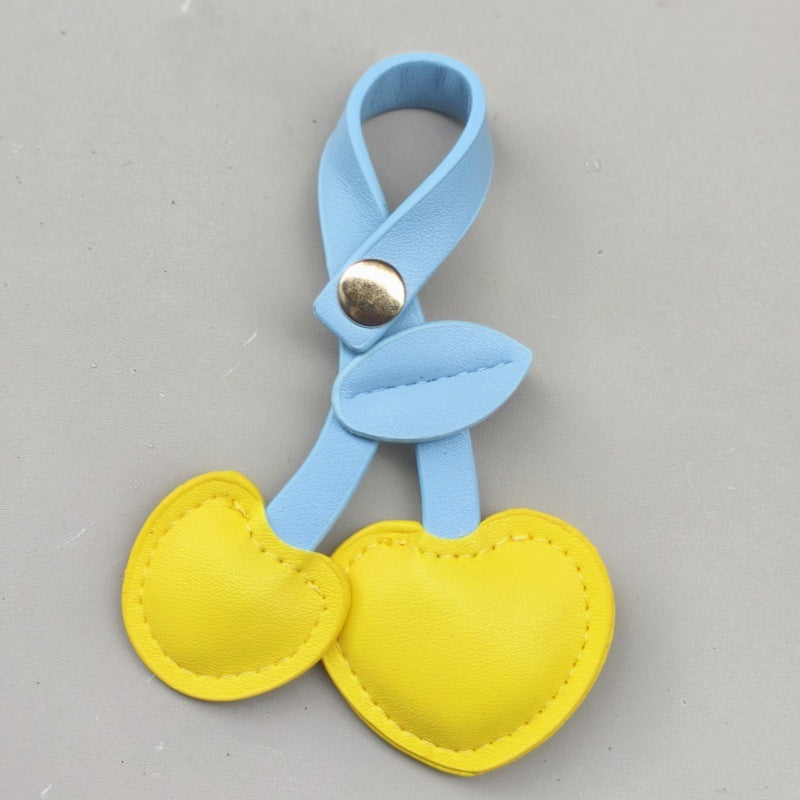 Leather cherry pendant cherry retro hanging ornaments