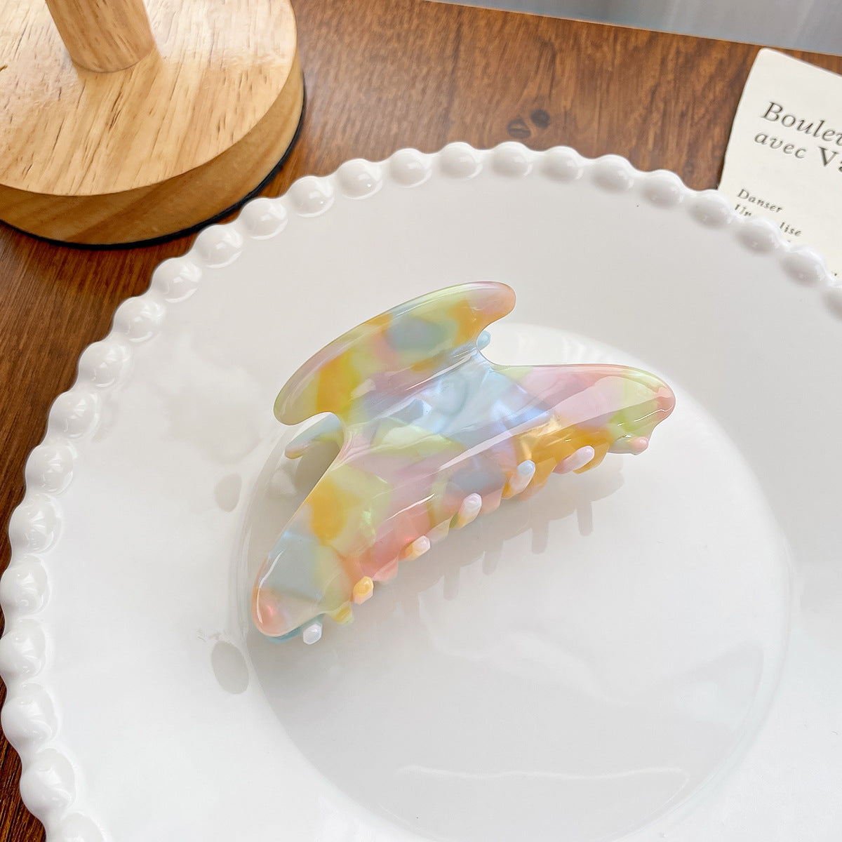 Wholesale Colorful Acetate Grippers Hair Clips