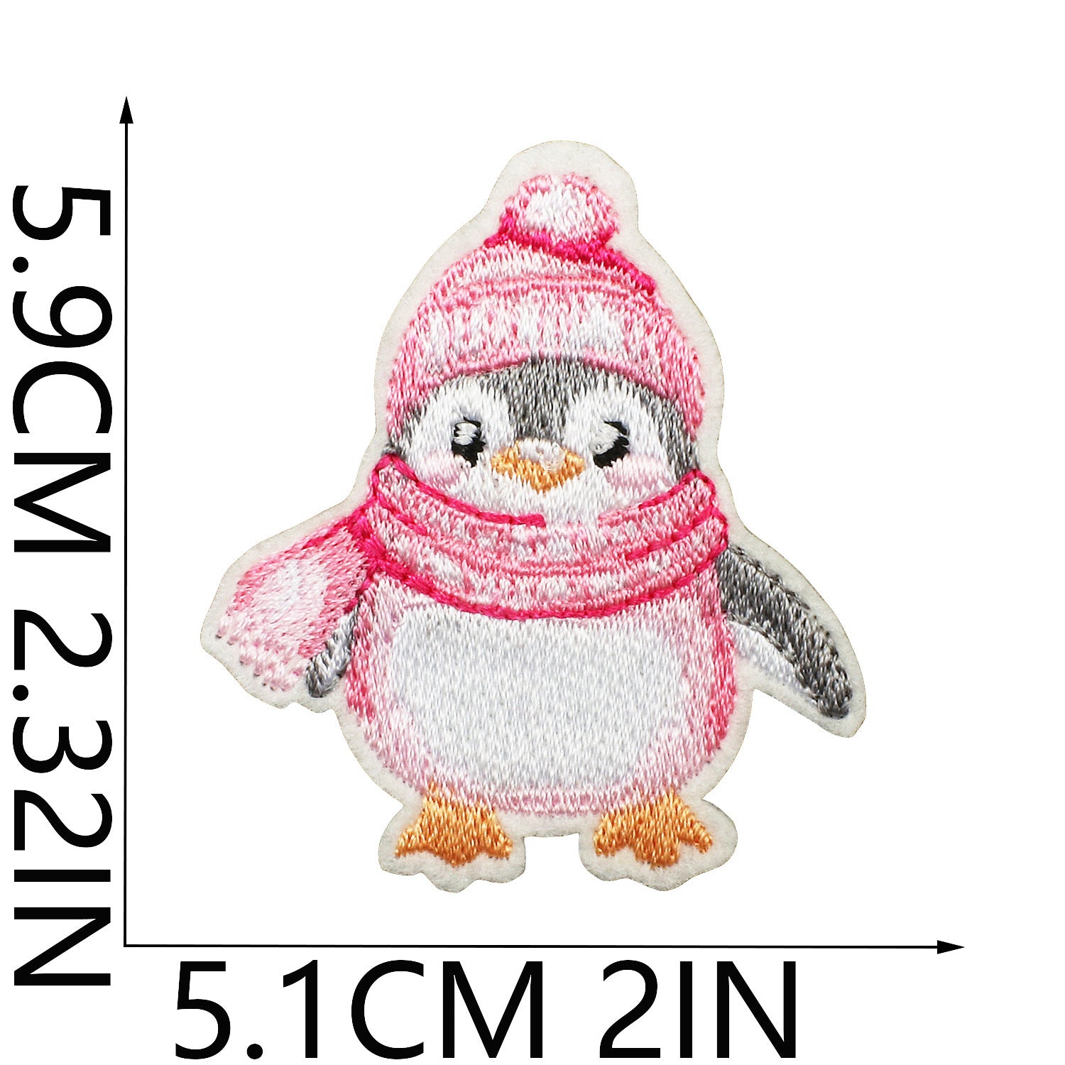 Wholesale Christmas Cartoon Dog And Penguin Embroidery Patch For Clothing And Hat Decoration