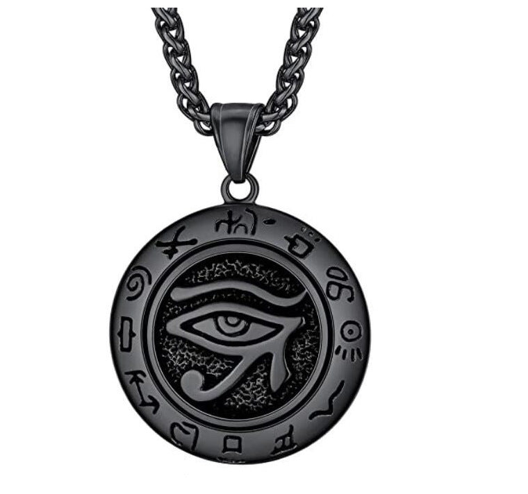 Wholesale Eye of Horus Pendant Alloy Necklaces