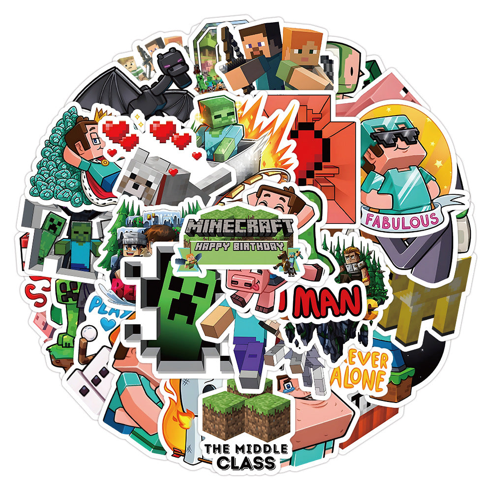 Wholesale 52 Cute Cartoon My World Waterproof Vinyl Stickers OLY Exclusive
