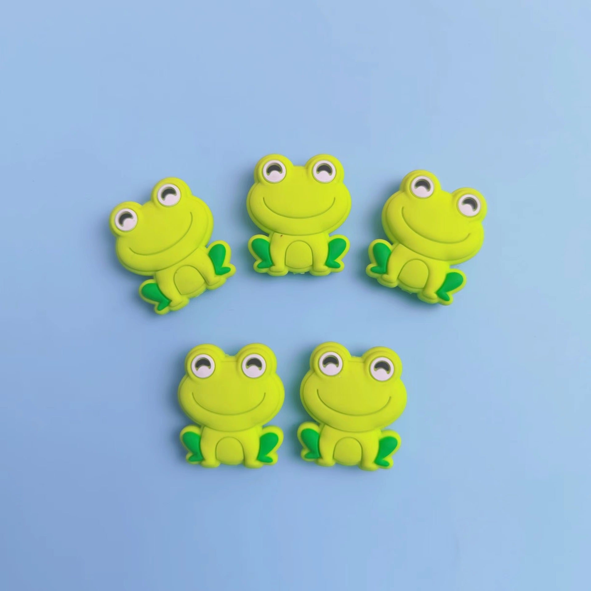 Beads de silicona animal de dibujos animados al por mayor 10pcs