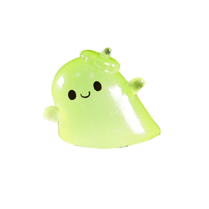 Wholesale Cute Resin  Ghost Cat Figurine – Glow-in-the-Dark DIY Pendant for Home Decor,  Party Gift,  Craft Supply