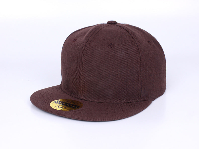 Wholesale solid color light board cap skateboard flat cap dead fly hip-hop blank baseball hat