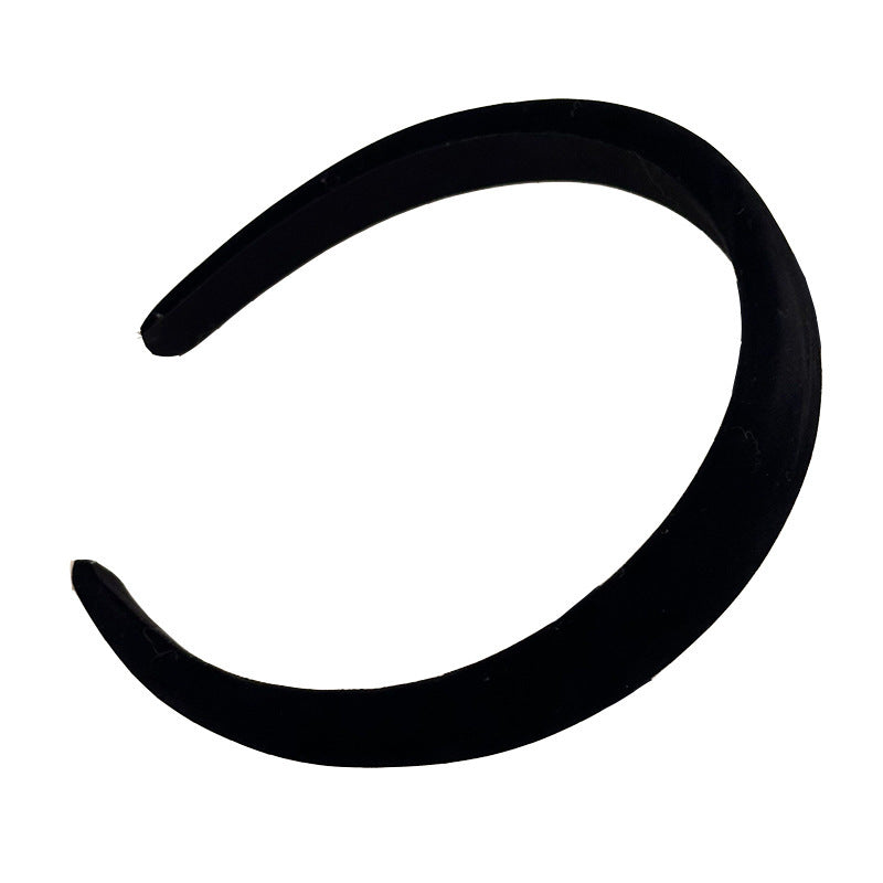 Wholesale Black velvet wide-brimmed headband French retro headband