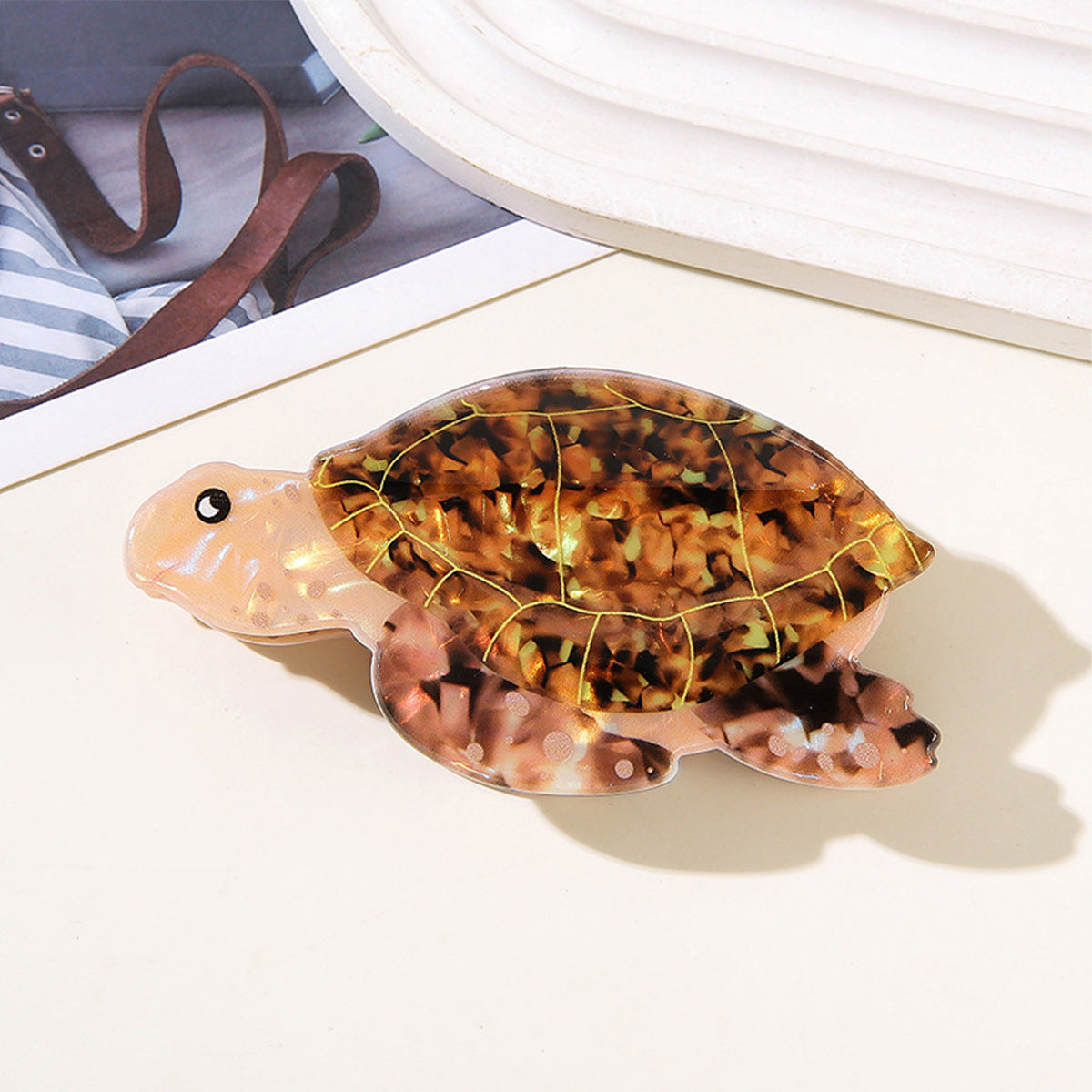 Wholesale marine animal turtle back of the head hair shark clip cute headdress