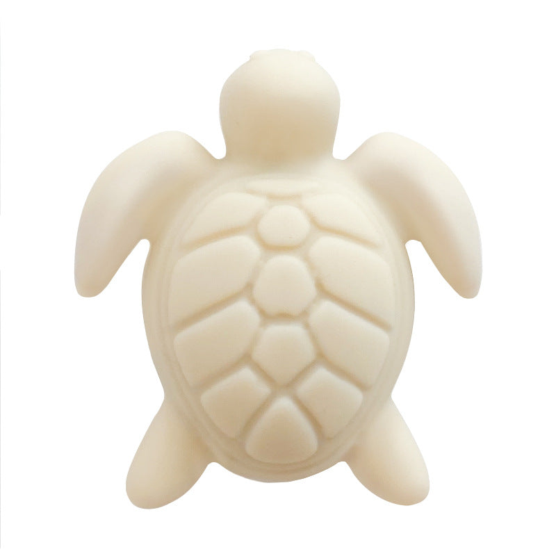 Wholesale 10pcs/pack Solid Color Animal Turtle Silicone Focus Beads