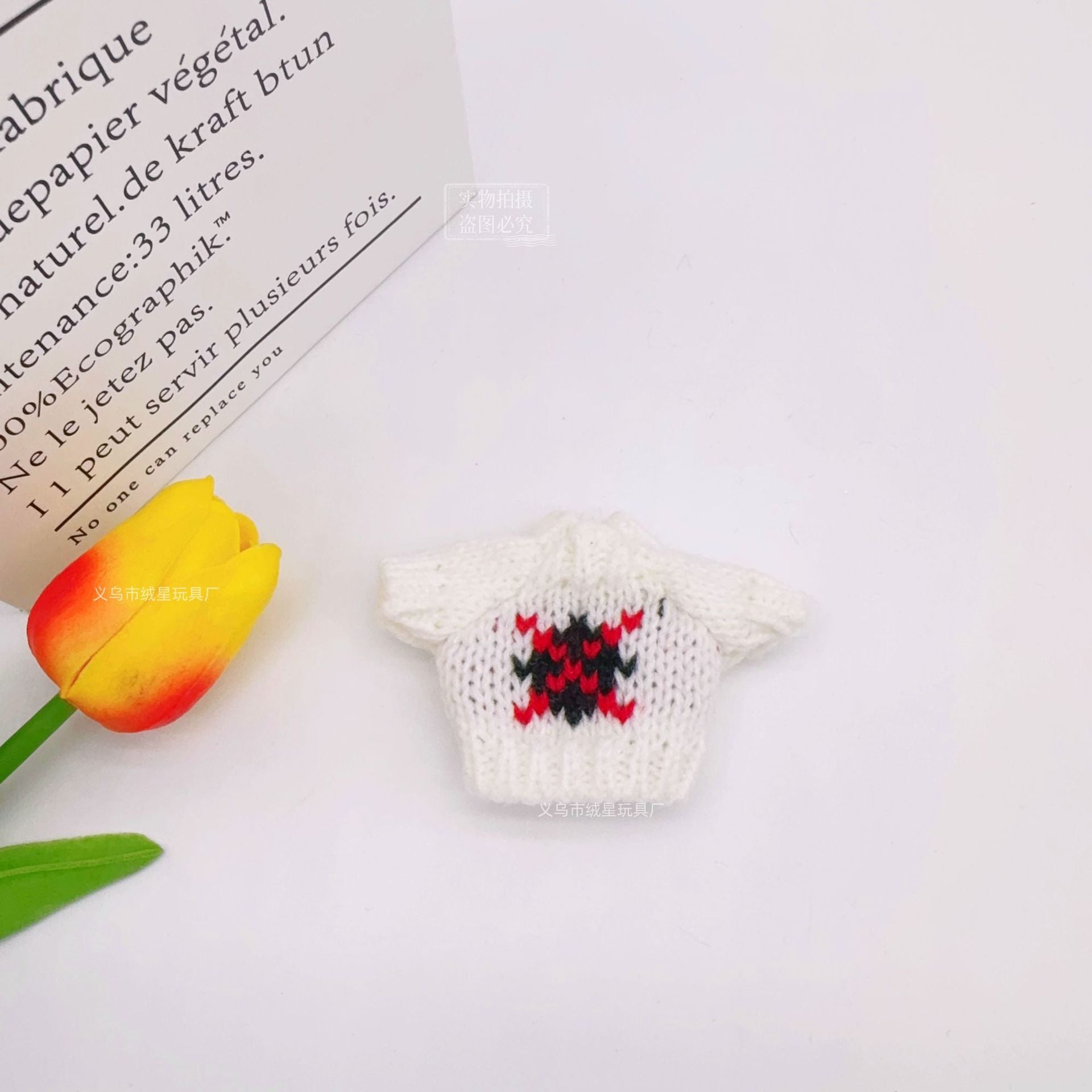 Wholesale Creative Cotton Sweater Doll Accessories Little Clothes for Cotton Dolls Dog Leader Costume Toy Series Life Category