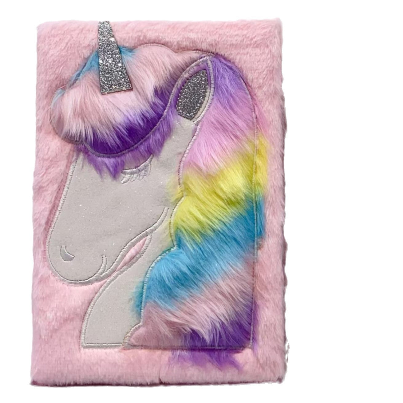 Wholesale Plush Cartoon Unicorn Notebook Children' s Cultural Stationery Journal Gift