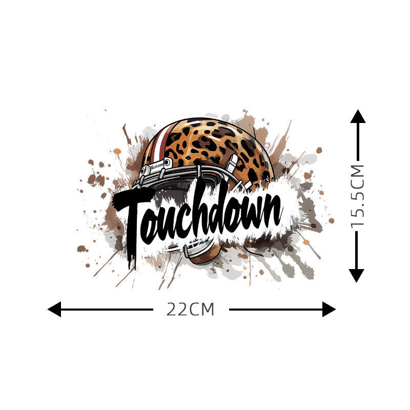 Wholesale rugby jersey UV DTF ready-to-use transfer stickers