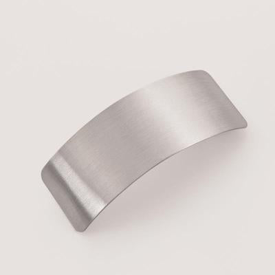 Wholesale Joker geometric metal brushed hair clip Amazon Minimalist cold wind back head ponytail spring clip