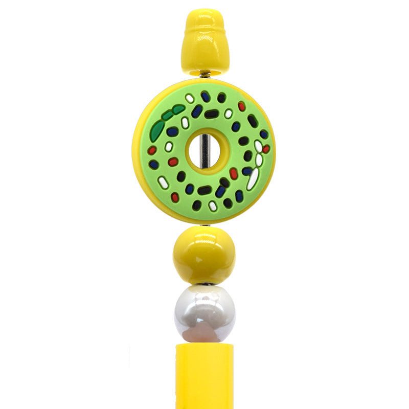 Wholesale Random 100pcs Product Donut Series Creative  Focal Beads