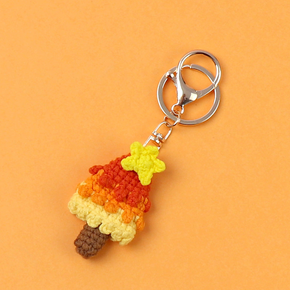 Wholesale Handmade Crochet Wool Butterfly Keychain