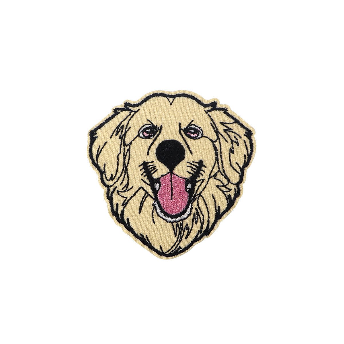 Wholesale 5pcs pet dog cartoon embroidery cloth patch cute pet animation hot melt adhesive cloth