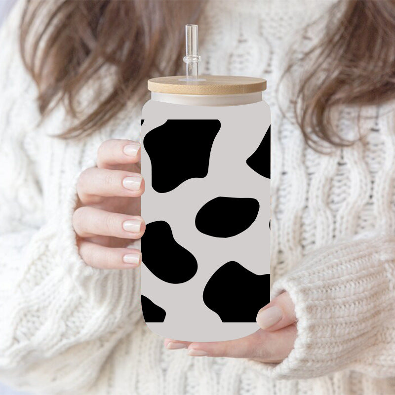 Wholesale New Cartoon printing heat transfer Cup sticking crystal logo pattern 23 cmX11cm in stock