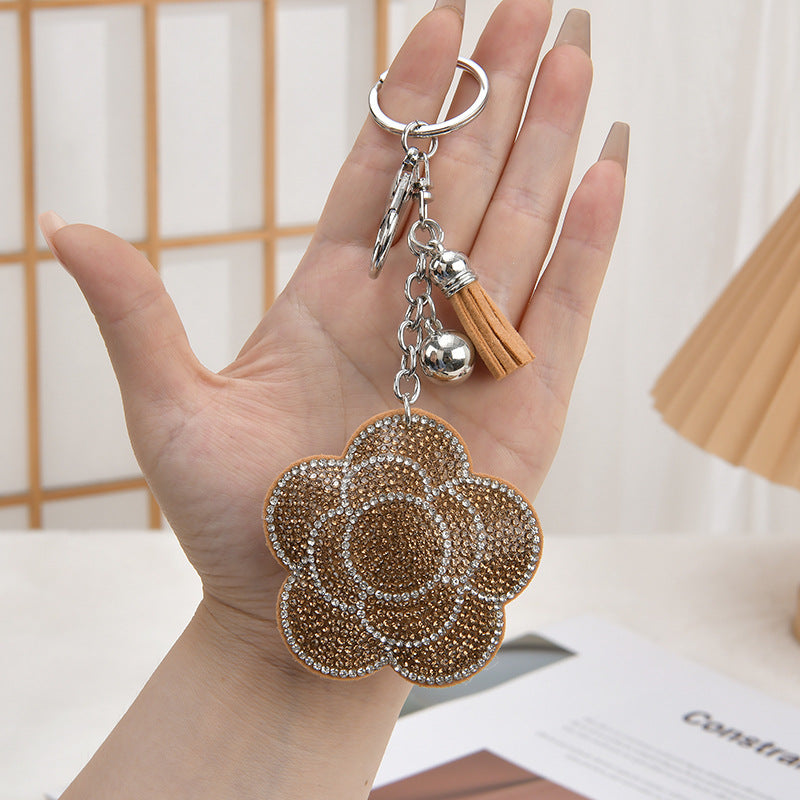 Wholesale Plum Blossom Rhinestone Keychain