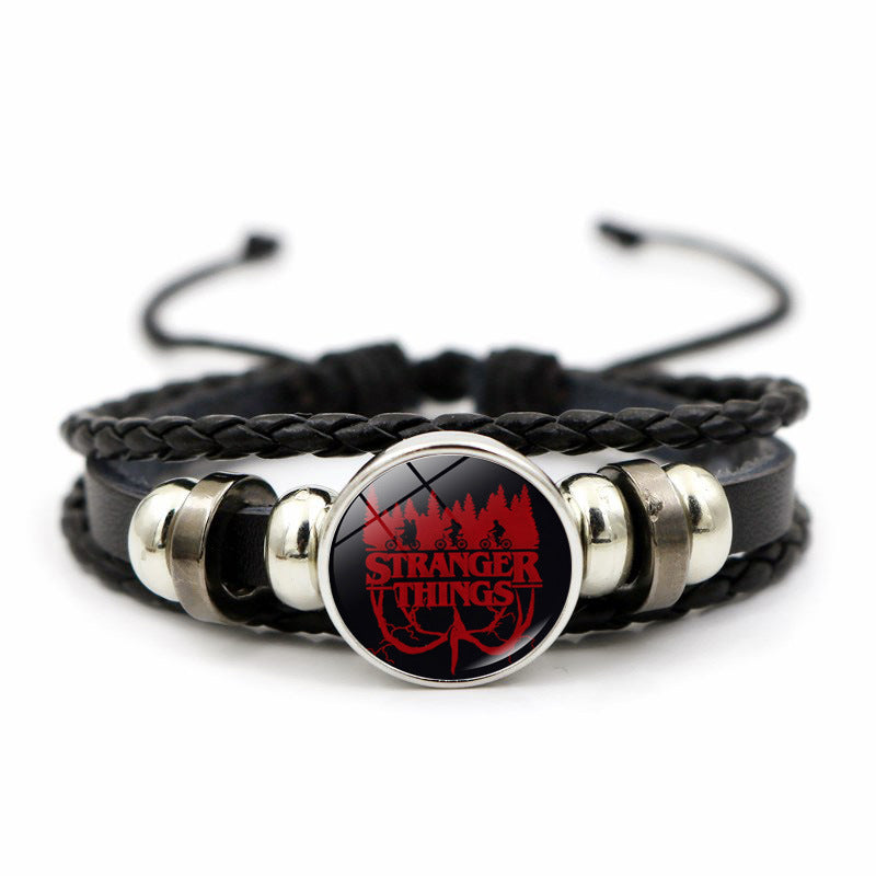 Wholesale Red Monster Time Stone Weaving Bracelet OLY Exclusive