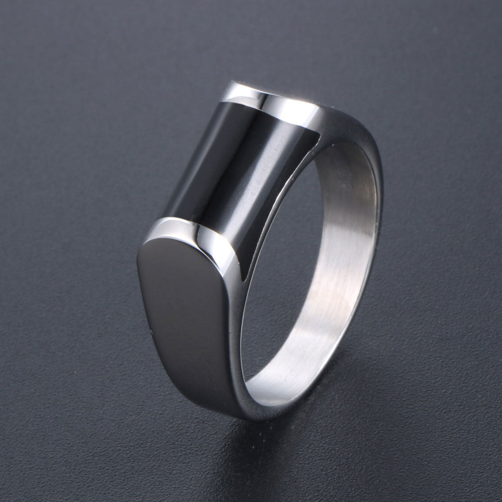 Wholesale of Simple Titanium Steel Men's Rings