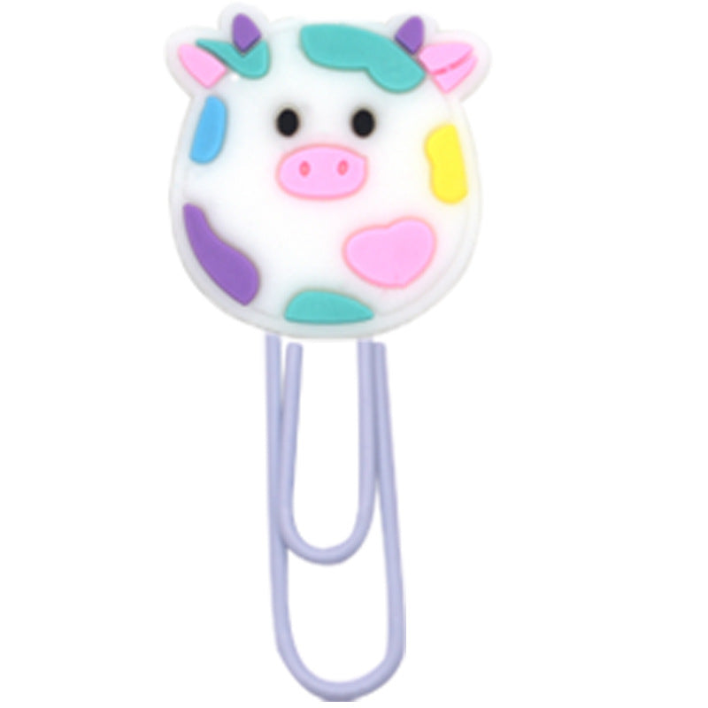 Wholesale Random 50pcs Cartoon Animal Paperclip Bookmarks