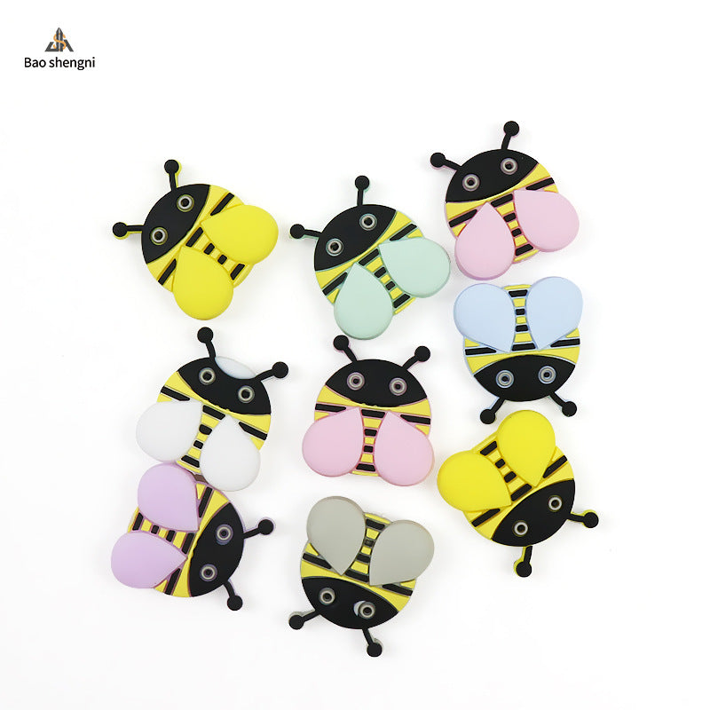 Wholesale Silicone DIY Bee Beads