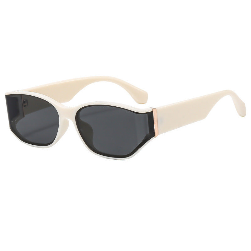 Wholesale Curved mirror cat-eye sunglasses