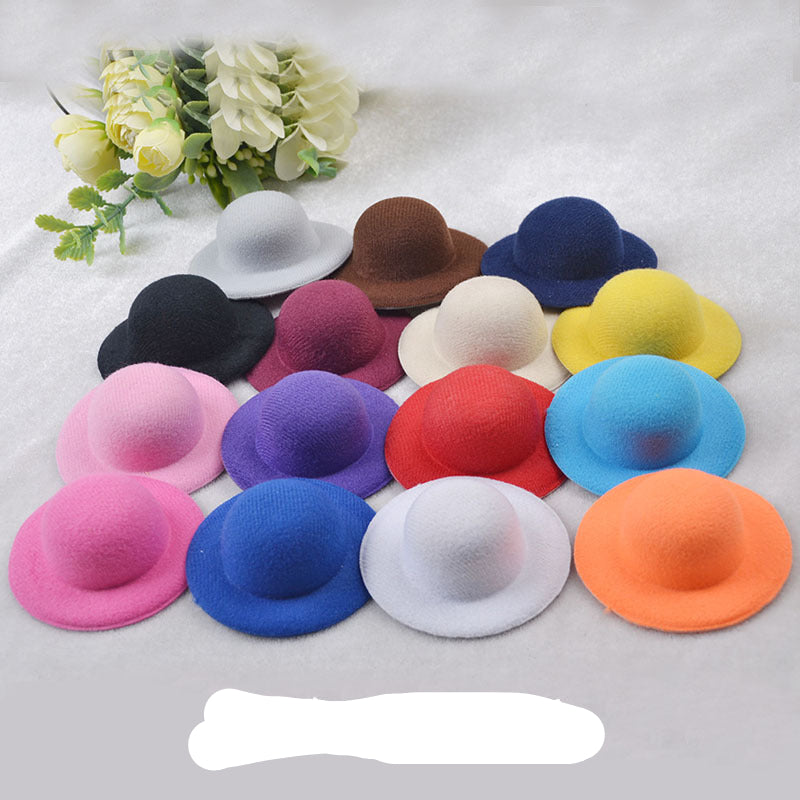 Wholesale M116-12 napping hat bare hat hairpin jewelry hat embryo small jewelry raw materials decorative bare hat 7cm