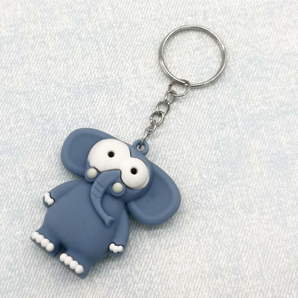 Wholesale PVC Cartoon Animal Keychain