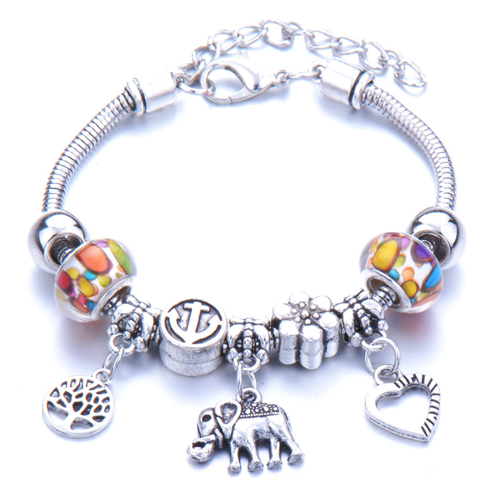 Wholesale Animal Shape Elastic Beaded Adjustable Size Bracelet