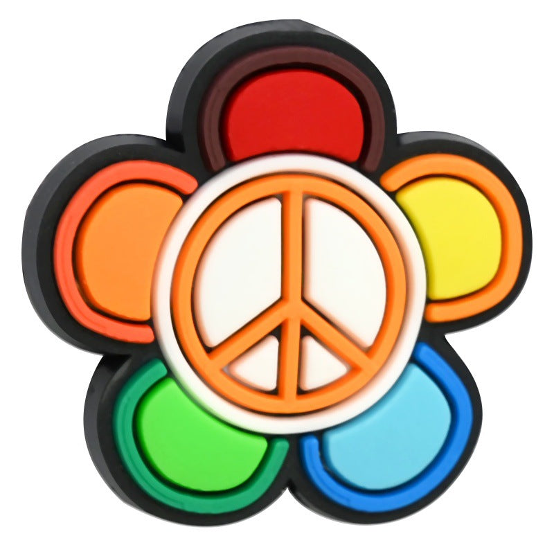 Wholesale  Random 100pcs/pack  Cartoon soft rubber beads