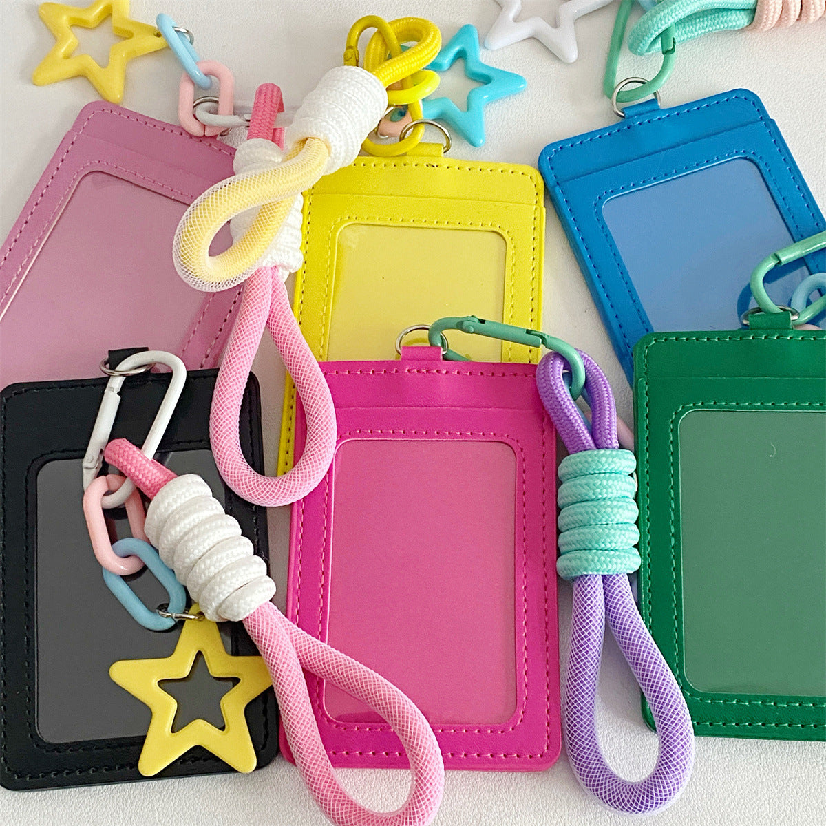 Wholesale Cute Candy Colored PU Card Holders