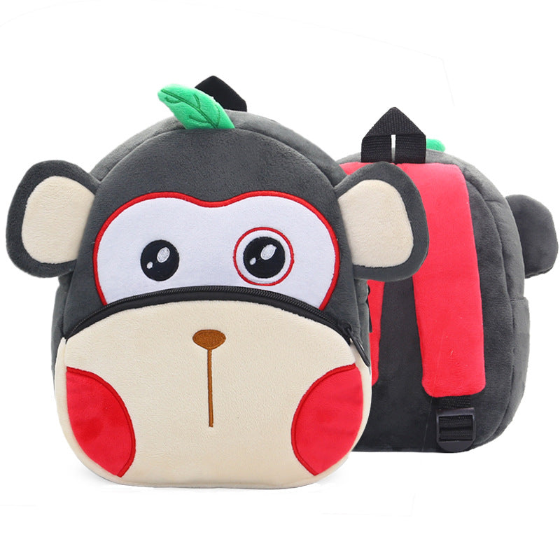 Wholesale Plush Cartoon Animal Kids Backpack