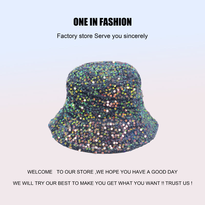 Wholesale Colorful Sequin Fisherman Hats