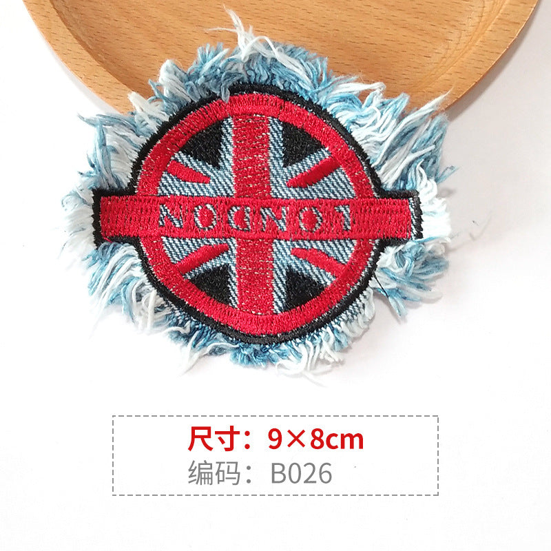 Wholesale Letter Skull Series Embroidery DIY Patches