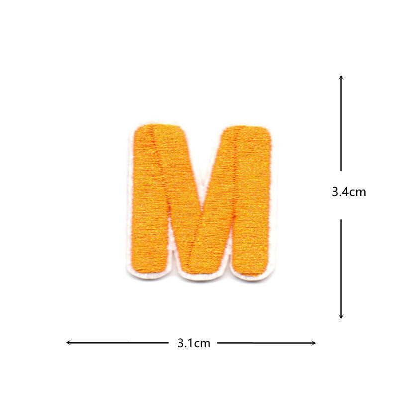 Wholesale Colorful numeric and English letters DIY Patches