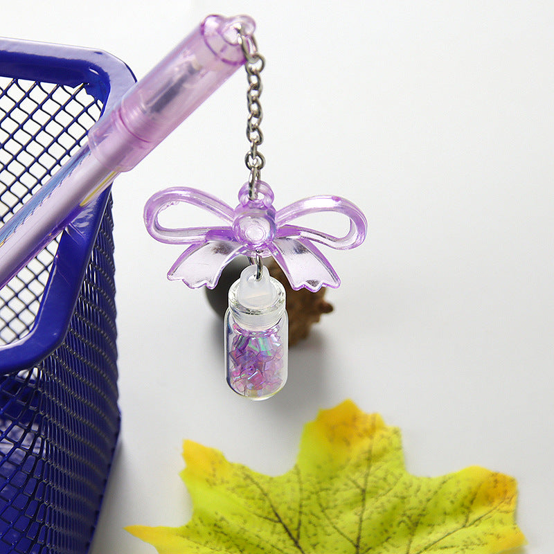 Bolicón colgante de colgante de botella de droga de mariposa de plástico al por mayor