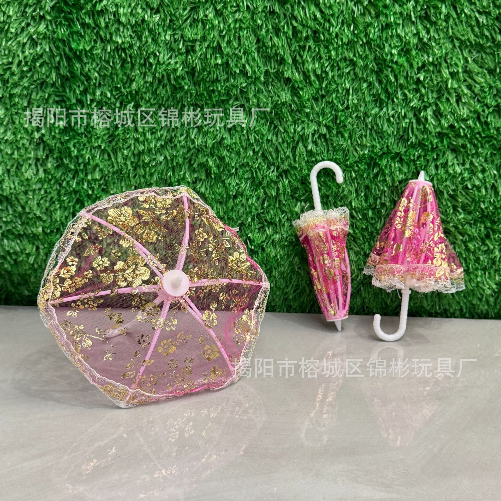 Wholesale 10pcs Mini Umbrella Lace Umbrella Doll Accessories