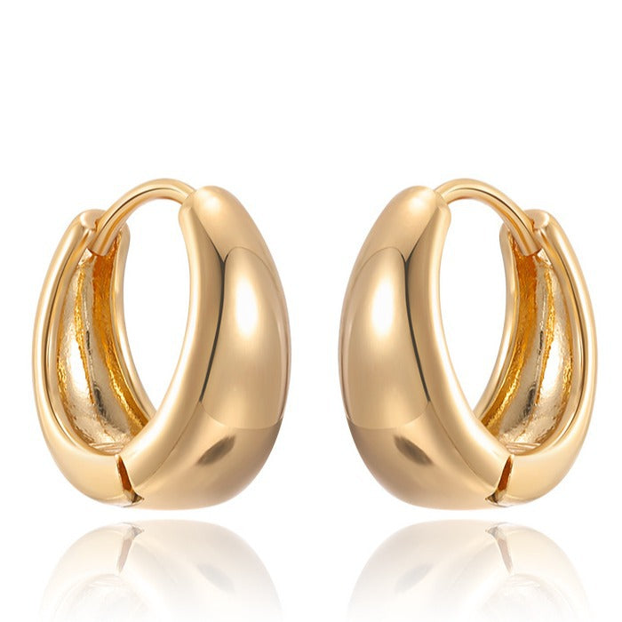 Wholesale Yellow Gold Plated Ring Earrings