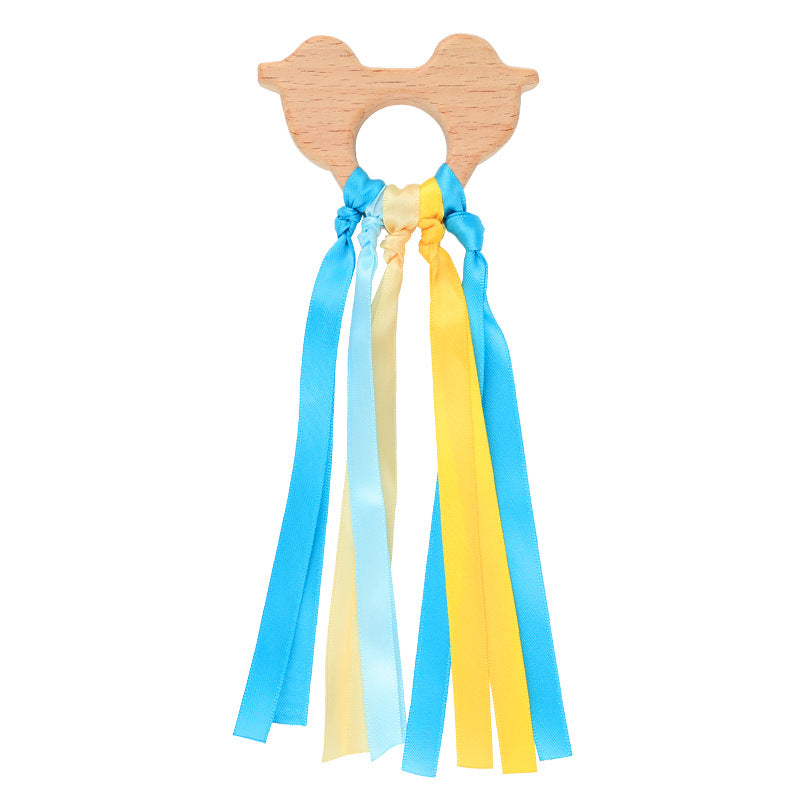 Wholesale Baby Colorful Beech Wood Baby Teether Toys